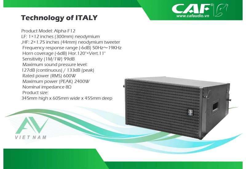 CAF array alpha F12