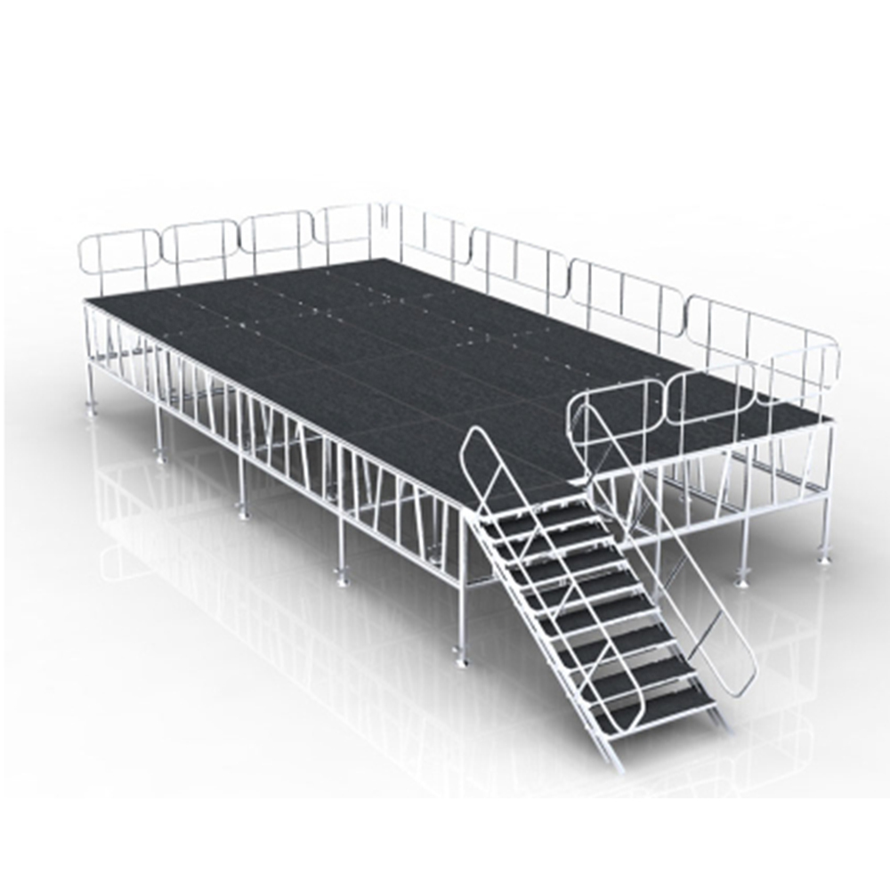 Customized 1.22mx1.22m Easy Assemble Concert Aluminum Stage Platform