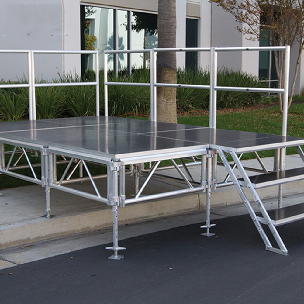 Customized 122mx122m Easy Assemble Concert Aluminum Stage Platform